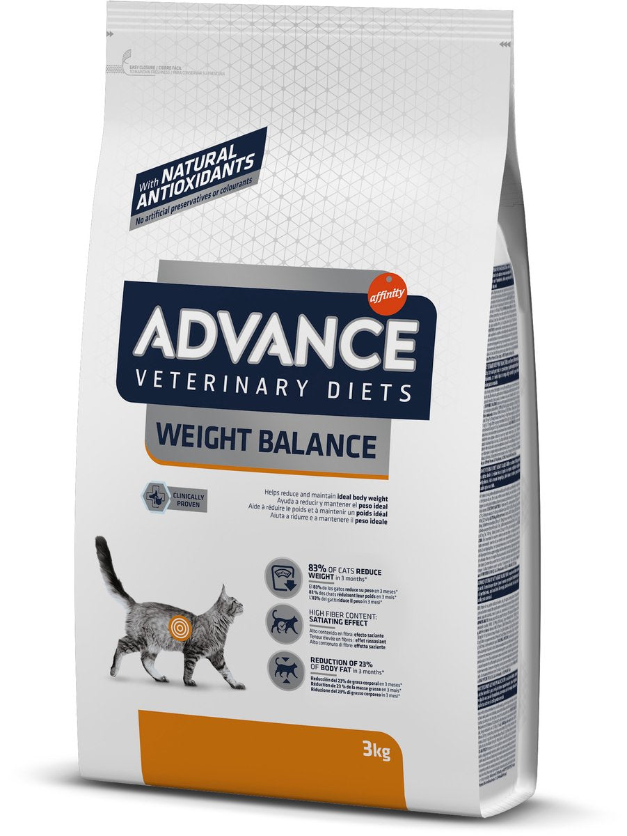 Avance de la dieta veterinaria Cat Balance de peso