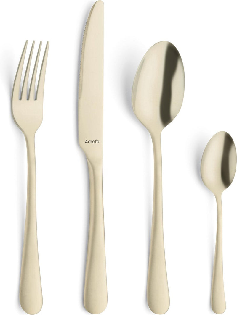 Amefa Austin Vintage - Champagne - Set di posate da 24 pezzi - 6 persone