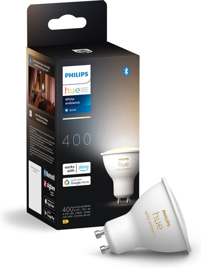 Philips hue spot - luce bianca da calda a fredda - 1 confezione - gu10
