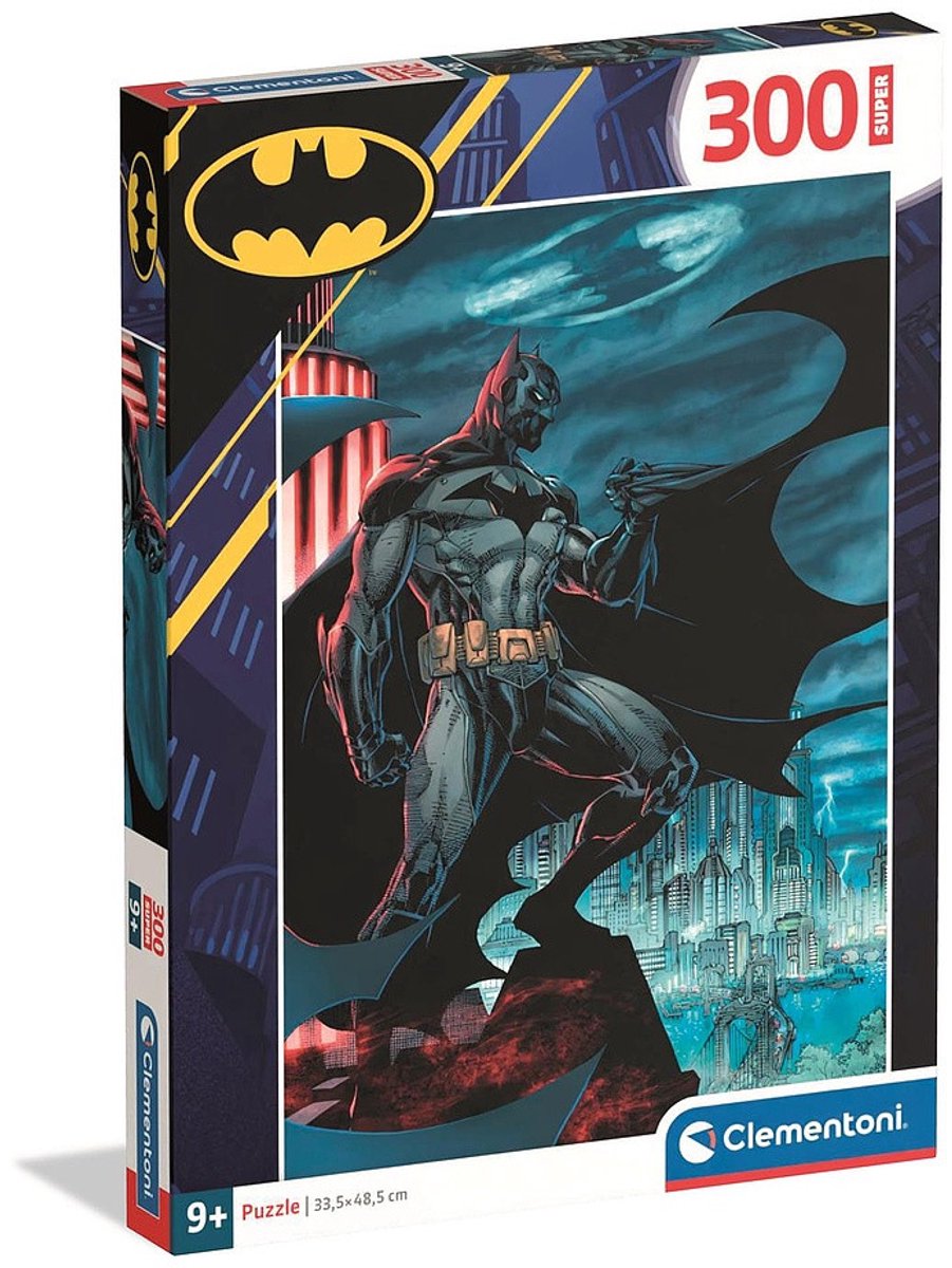 Clementoni - puzzel - 300 stukjes - batman - puzzel voor kinderen - vanaf 9 jaar