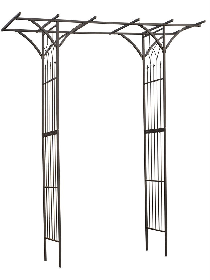 Nature Nature Garden Arch 114x66x232 CM Metal Black