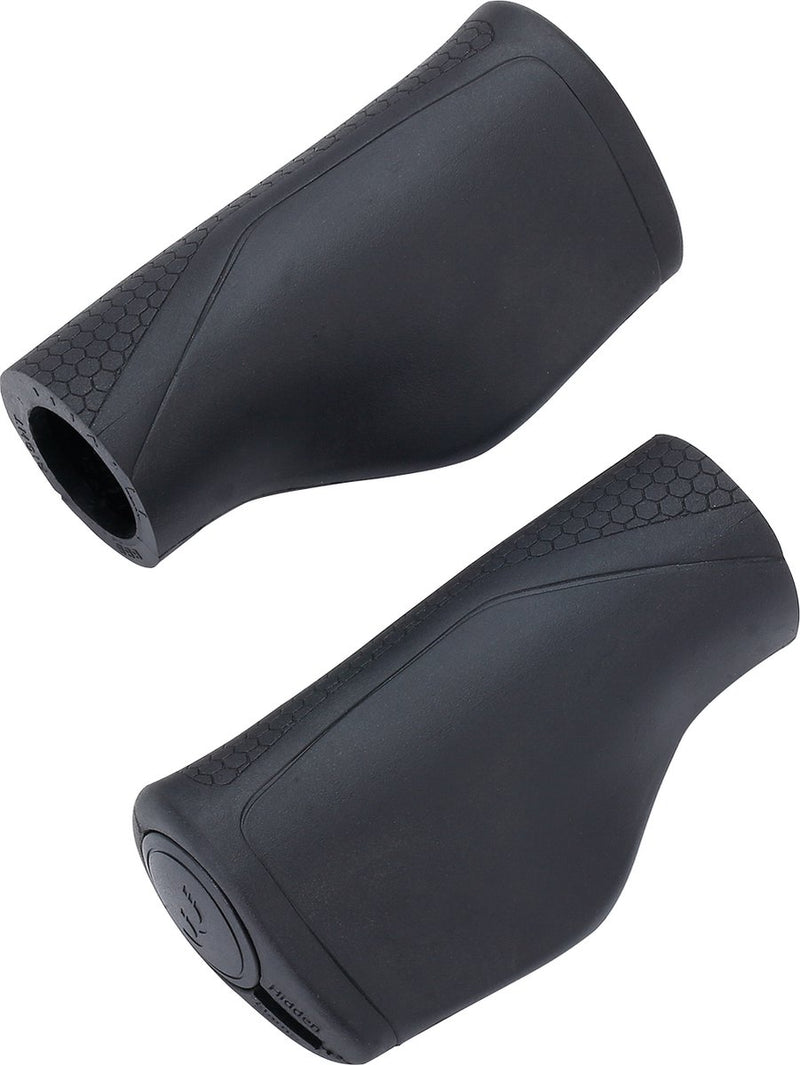 Bbb Cycling mangos de bicicleta ergonómicos mamba - mangos de bicicleta bicicleta eléctrica de ciudad - adecuado para ajustadores giratorios - 92 mm + 92 mm - negro - bhg-102