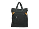 Borsa shopping in tela robusta nera
