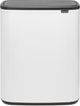 Pattumiera Brabantia bo touch bin - 60 litri - 1 scomparto - bianco