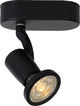 Lucide jaster-led - faretto da soffitto (lampada da soffitto) - led - gu10 - 1x5w 2700k - nero