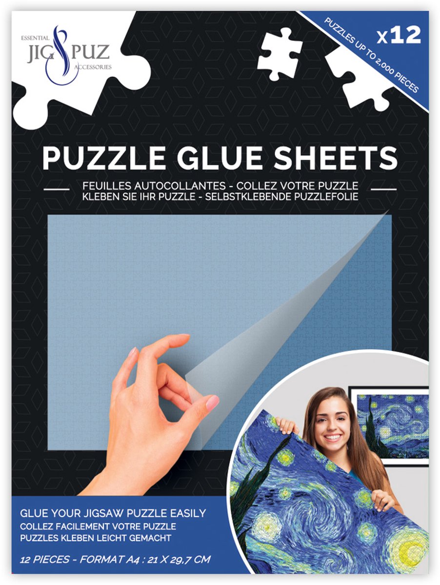 Jig puz - pellicola autoadesiva per puzzle da 2000 pezzi