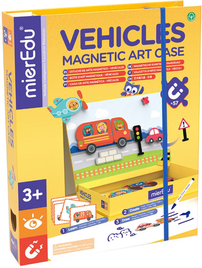 Mieredu - magnetic book - vehicles - - magnetic book - vehicles