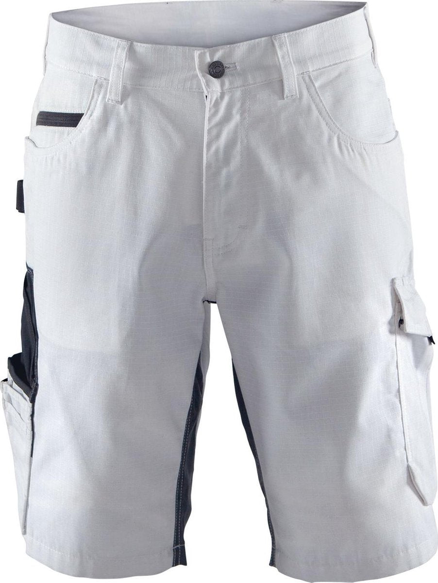 Blåkläder blaklader 1094 pantalones cortos de pintor con elástico blanco gris oscuro c54