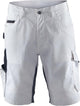 Blåkläder blaklader 1094 pantalones cortos de pintor con elástico blanco gris oscuro c54