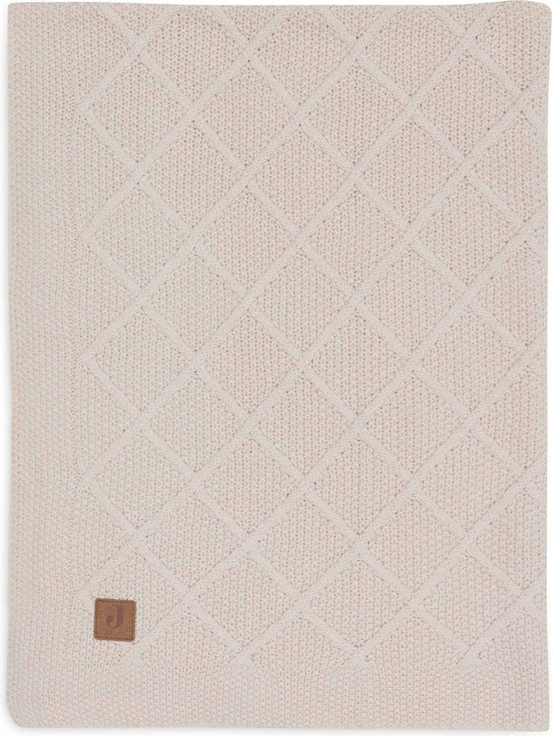 Jollein - coperta per lettino 100x150 cm - coperta per bebè - maglia avena a quadri