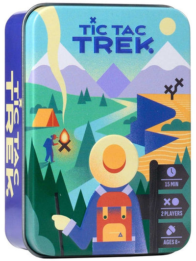 Asmodee tic tac trek - tactical wilderness adventure - compact party game