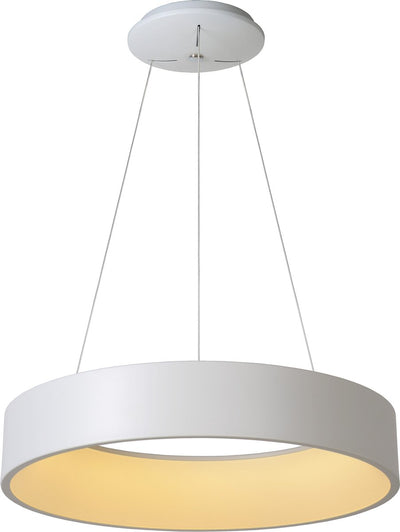 Lucide talowe LED - lámpara colgante - ø 60 cm - LED regulable - 1x39w 3000k - blanco