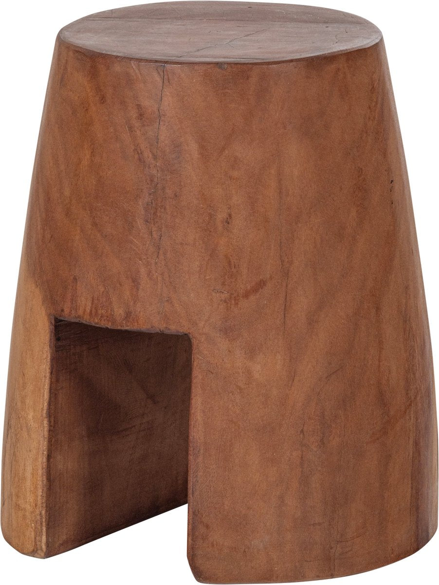 Taburete Woood viri - madera - natural - 25x22x22