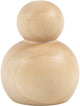 Figura in legno Creative Company, rotonda, h: 5 cm, 5 pezzi 1 scatola