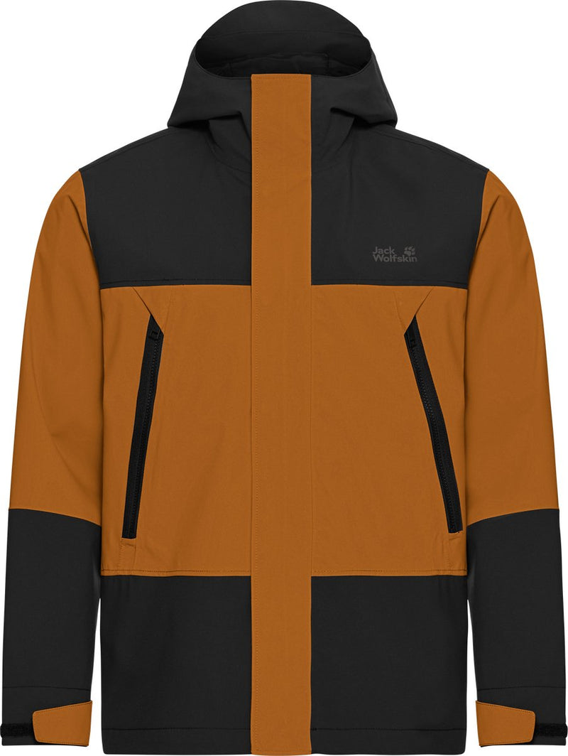 Giacca outdoor da uomo Jack wolfskin onera 2l jkt m - foglie autunnali