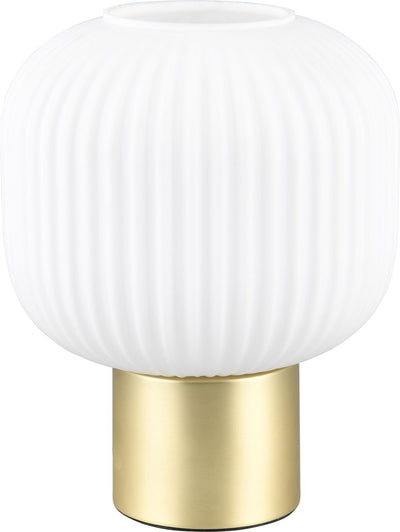 Trio diva - table lamp - brass matt - excl. 1x e27 8.5 w - cord switch