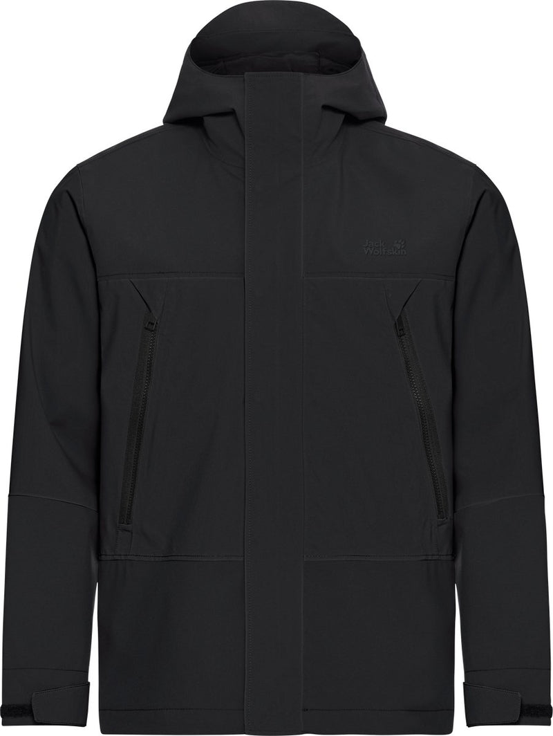 Giacca outdoor da uomo Jack wolfskin onera 2l jkt m - nera