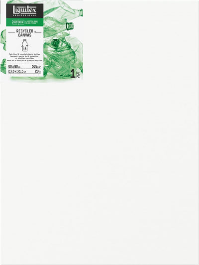 Liquitex 416060080 tela in plastica riciclata - tradizionale 60×80 cm – tripla mano | 100% plastica riciclata | struttura in legno fsc | pittura a olio acrilica | tela artistica durevole