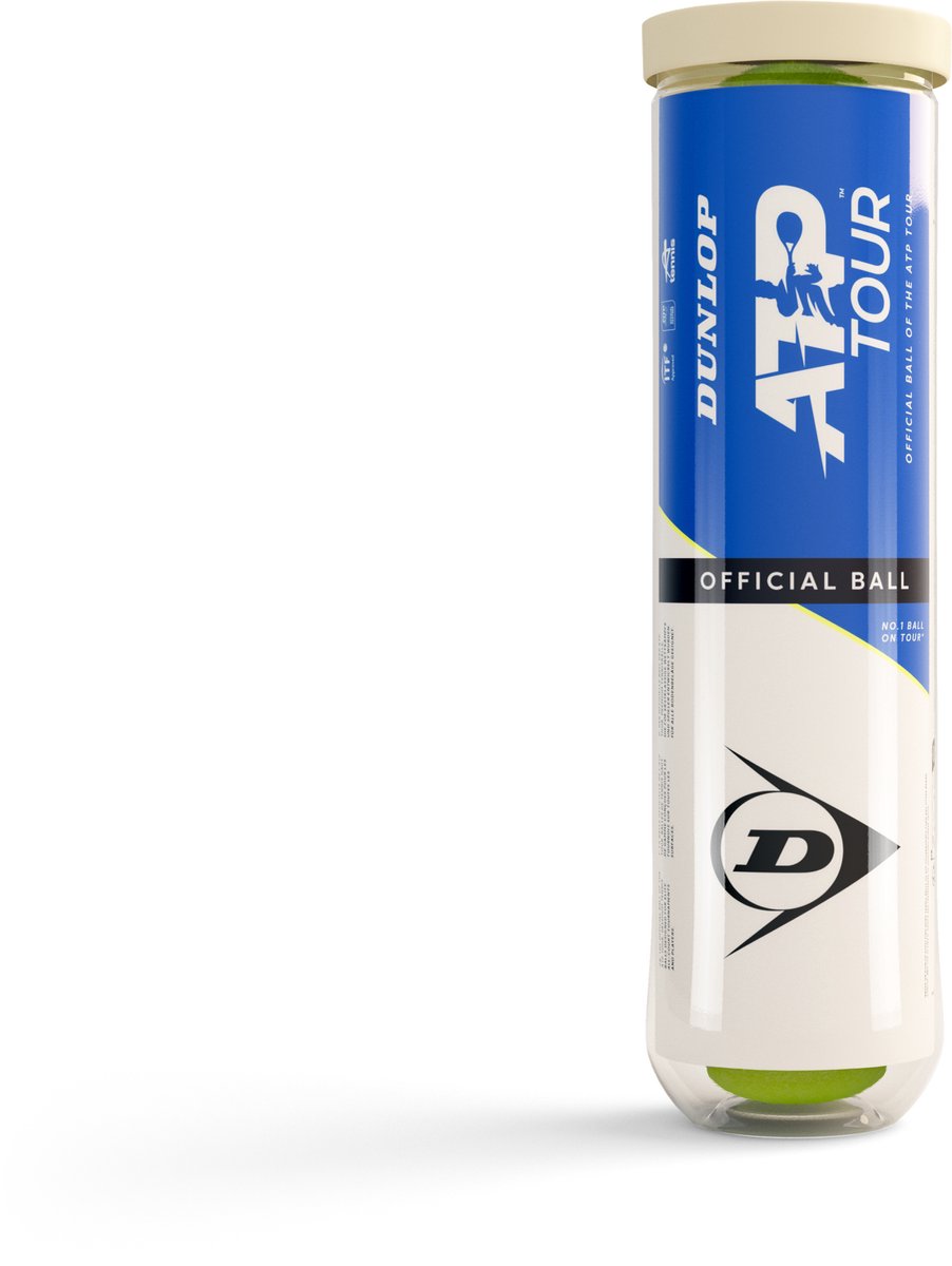 Dunlop - atp tour - palline da tennis - 4 tappi