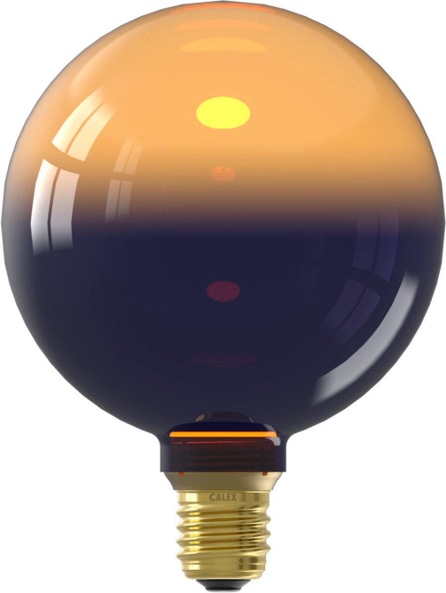 Lámpara led calex inception g125 - titanio - e27 - 3w - regulable