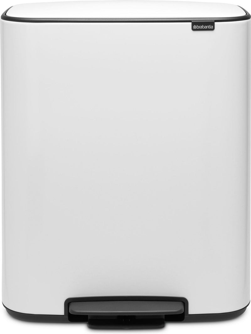 Papelera Brabantia bo - 60 litros - 1 compartimento - blanco