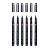 Talens • pigment fineliner set compleet, 6 stuks
