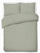 Hush. living hush living - dekbedovertrek percale 100% katoen - 200tc - extra fris en koel - sterk en slijtvast - 240x220+20cm - 2 x 60x70cm kussenslopen - met bevestigingslusjes - lichtgroen