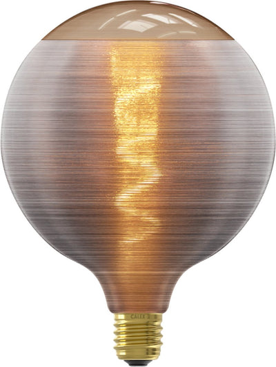 Lampada LED serie Calex Silk - G125 - grigio - E27 - 4W - dimmerabile