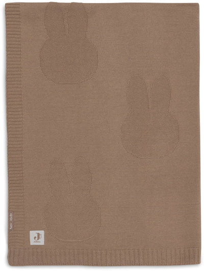 Jollein coperta per culla - 75x100 cm - miffy - biscotto