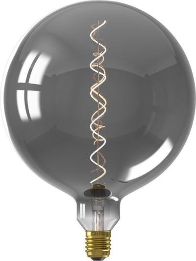 Calex kalmar xxl titanium - e27 led lamp - filament lichtbron dimbaar - 5w - warm wit licht
