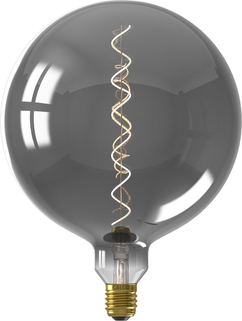 Calex kalmar xxl titanium - e27 led lamp - filament lichtbron dimbaar - 5w - warm wit licht