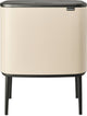 Brabantia bo touch bin prullenbak - 36 liter - 1 vak - soft beige