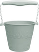 Secchiello per giocattoli Scrunch - verde - pieghevole - riciclabile