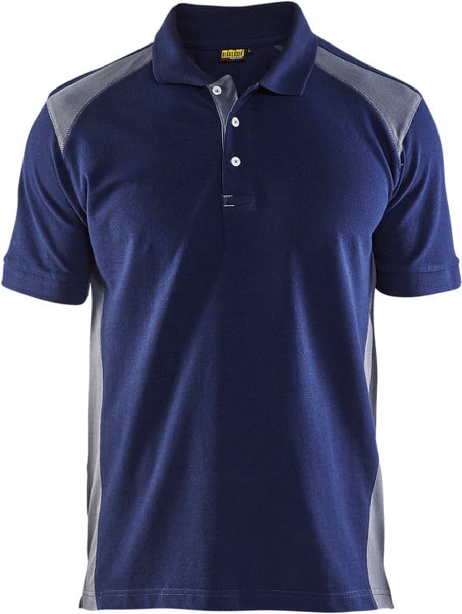 Blåkläder blaklader polo piqué 3324-1050 - nero grigio scuro - l