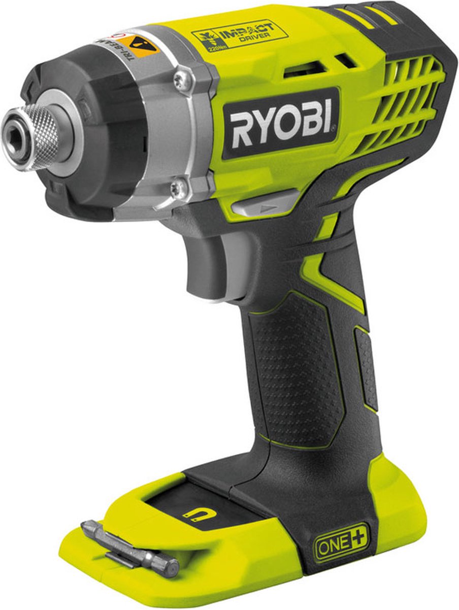 Destornillador de impacto a batería ryobi ryob rid1801m 18v gn