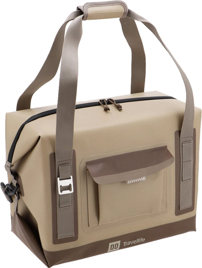 Bolsa isotérmica Travellife Freja 26l beige - Tejido resistente a los rayos UV y al agua - se mantiene fresco durante 6 horas - plegable de forma compacta