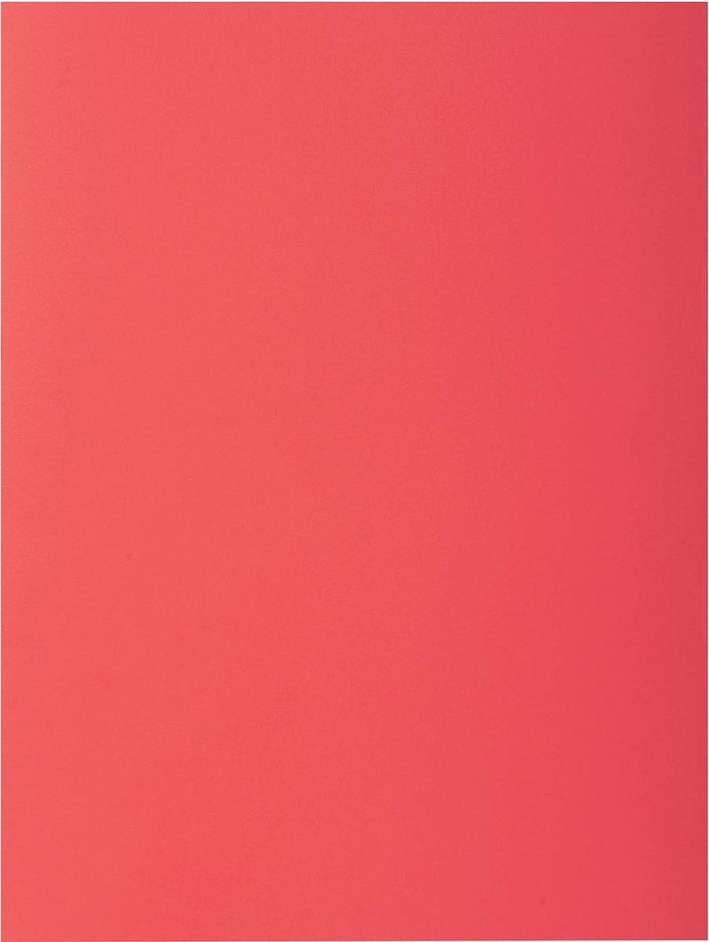Exacompta rock''s 80 - paquete de 100 carpetas insertables 22x31cm para A4 - rojo - 800012e