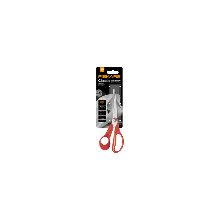 Forbici universali classiche Fiskars, l: 21 cm, per mancini, 1 pezzo