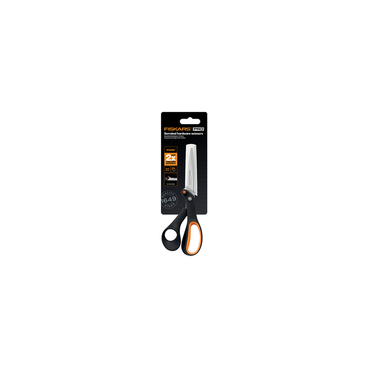 Fiskars 1067006 - tijeras para ferretería 21cm | 5 piezas