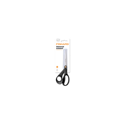 Fiskars 1067003 - tijeras uni ff 21cm, negras | 6 piezas