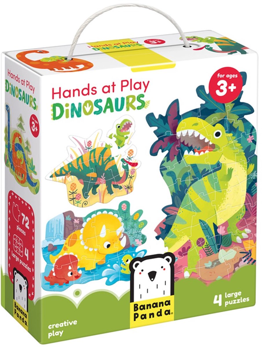 Banana Panda - giocando a mani dinosaurs - 71 °.