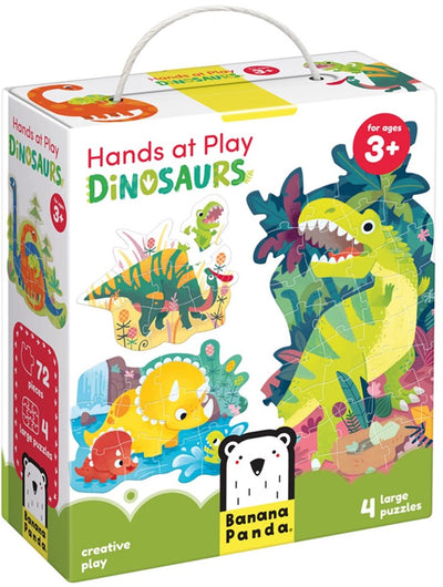 Banana Panda - giocando a mani dinosaurs - 71 °.