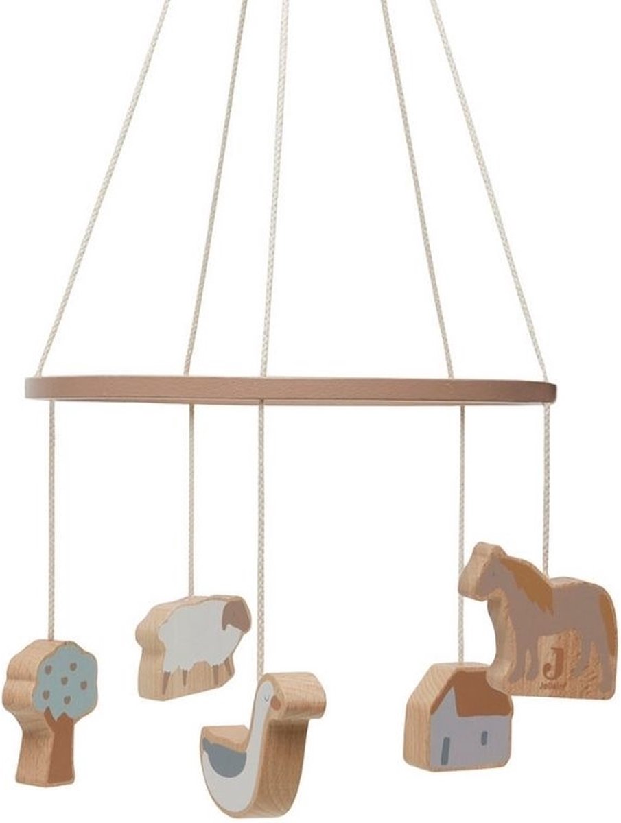 Granja móvil de madera para bebés Jollein