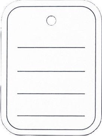 Sigel - cartellini prezzo - 40x50 mm - con foratura - rigati - scatola da 500 pezzi - si-zb350