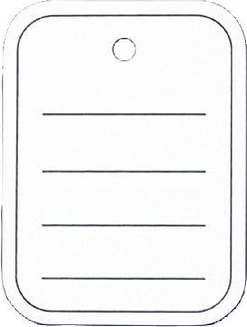 Sigel - cartellini prezzo - 40x50 mm - con foratura - rigati - scatola da 500 pezzi - si-zb350