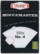 Moccamaster filterpapier nr.4 - kbg select en kbgt - 100 stuks