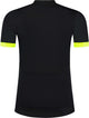Maglia ciclismo Rogelli core uomo - maniche corte - nero giallo fluo - l