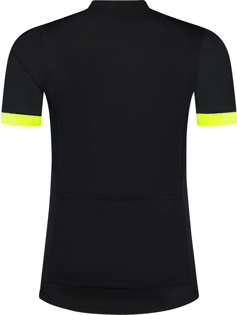Maglia ciclismo Rogelli core uomo - maniche corte - nero giallo fluo - l