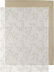 Meyco baby branches ledikant laken - 2-pack - sand - 100x150cm - 0.3 tog