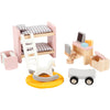 Mobili Viga per casa delle bambole, camera dei bambini, dimensioni 2x2x7,5 cm, 8 parti 1 set